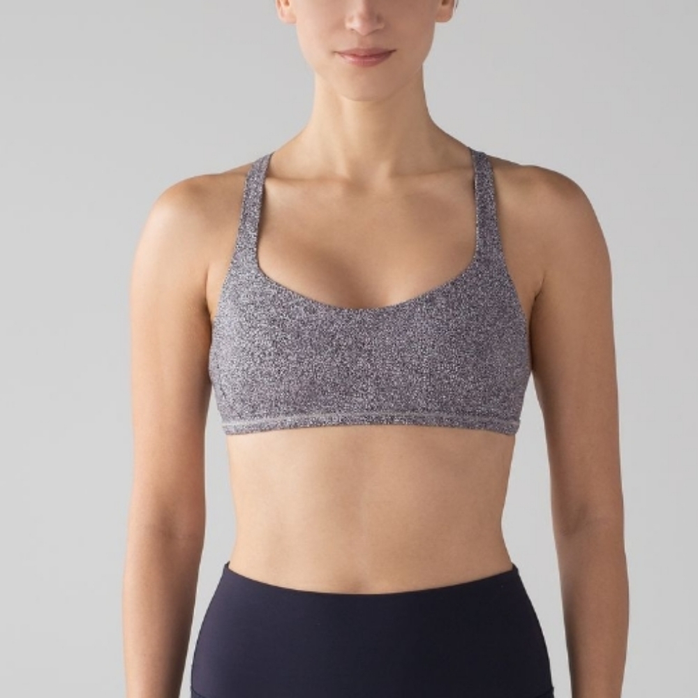 lululemon athletica Heathered Gray Sports Bra